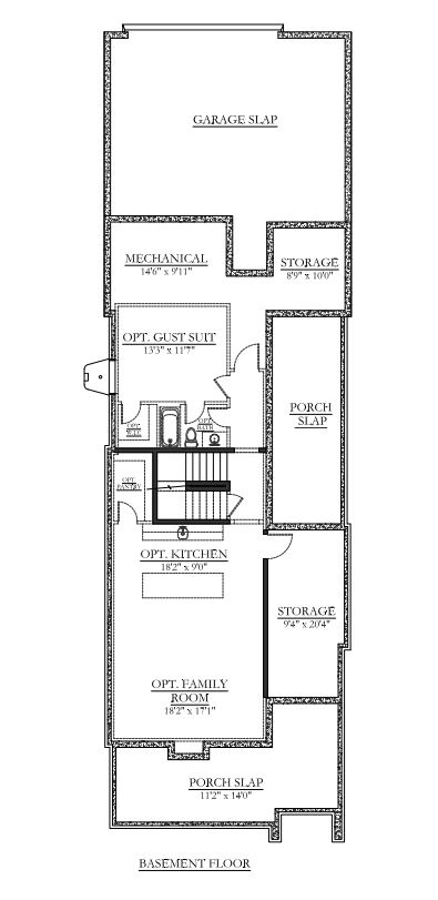 Piedmont Basement Floor Plan